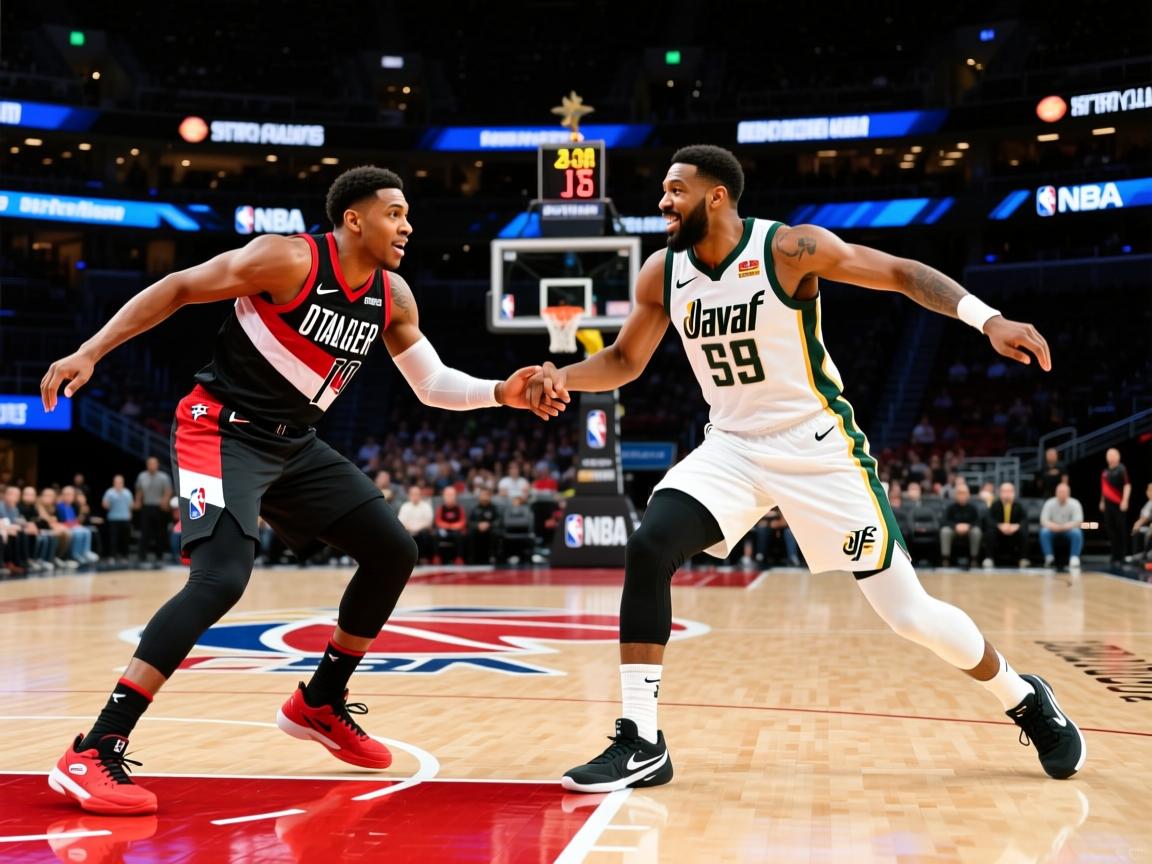 开拓者队在西部半决赛首轮击败爵士队 第2张