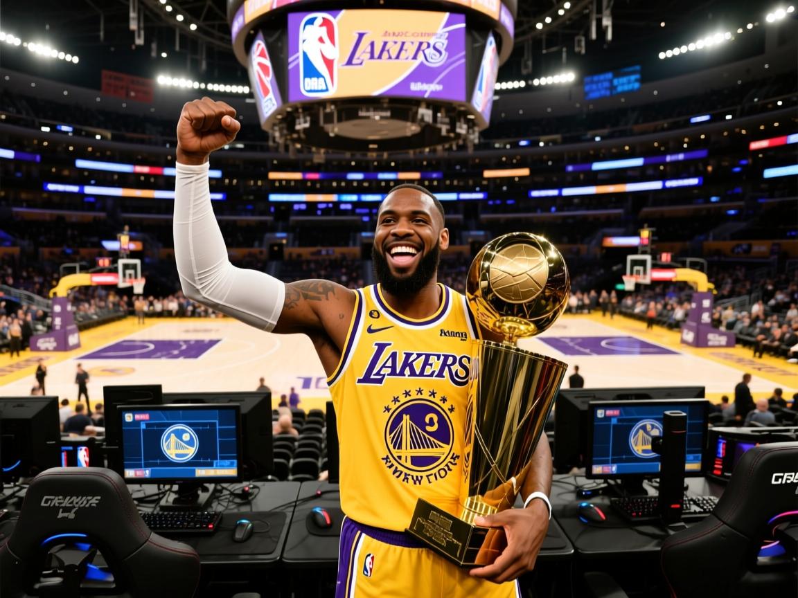 湖人主场大胜勇士，获得西部冠军